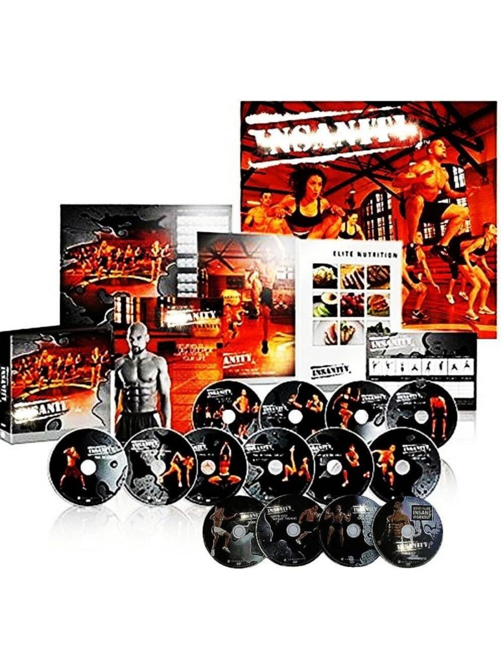 60-Day Total Body Conditioning Program | 14 DVD Workout Set, Fitness Guide